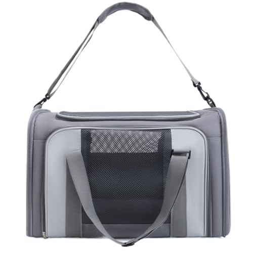 XJGQQ Katzentasche Modische Katzentasche for Ausflüge, Tragbare One-Shoulder-Haustiertasche, Atmungsaktive Katzen-Crossbody-Haustiertasche Katzentaschen(B) von XJGQQ