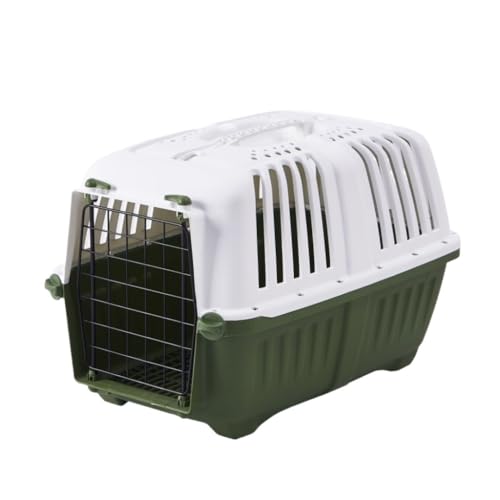 XJGQQ Katzentasche Pet Air Box Pet Air Box Hängen Schüssel Kleine Und Mittlere Haustier Reise Tragbare Atmungsaktive Katze Box Katze Tasche Katzentaschen(Green) von XJGQQ