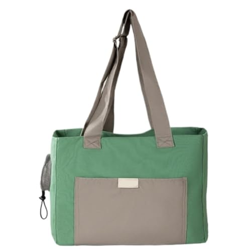 XJGQQ Katzentasche Tragbare Katzentasche for Ausgehen, Atmungsaktive Canvas-Tasche Mit Einer Schulter, Tragbare Umhängetasche Mit Freiliegendem Kopf Katzentaschen(R) von XJGQQ