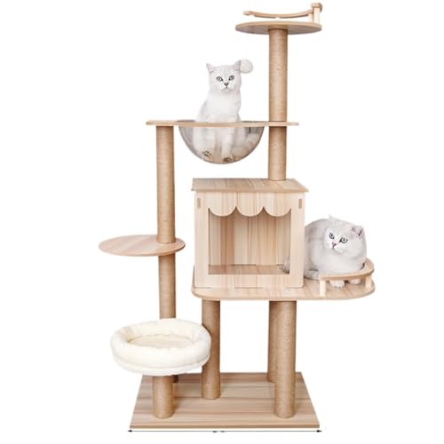 XJGQQ Kletterwand für Katzen Katzenklettergerüst, Katzennest, Katzenregal, Katzenkratzbaum, Katzensprungplattform, Katzenvilla, Katzenkratzbrett Leicht zu Reinigen(B16) von XJGQQ