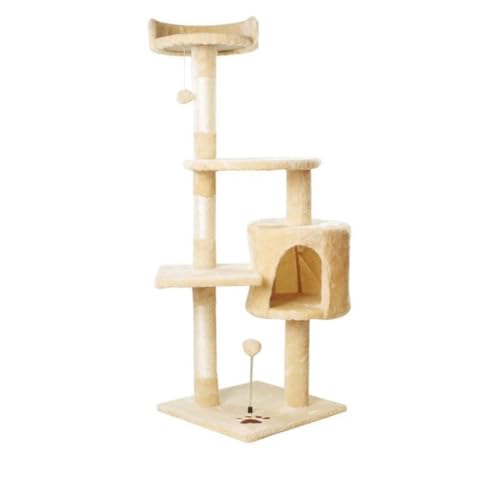 XJGQQ Kletterwand für Katzen Katzenregal, Katzennest, Himmelsäulenregal, Katzenspielzeug, Katzenkratzbaum, Kratzbaum, mehrschichtiges Katzenklettergerüst Leicht zu Reinigen(8) von XJGQQ