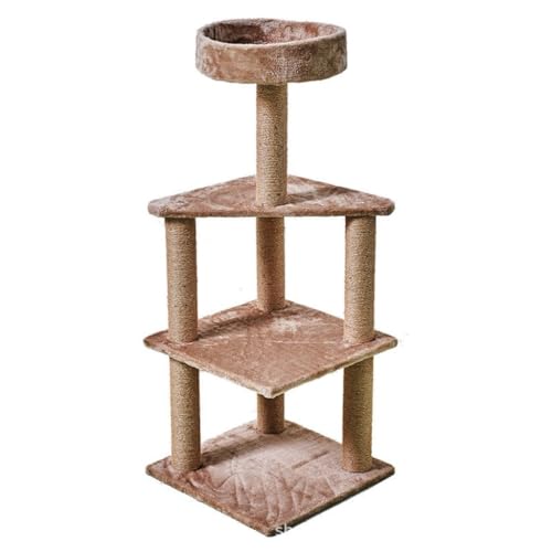 XJGQQ Kletterwand für Katzen Katzenständer, Haustierbedarf, Katzenkletterständer, Katzennest, Katzenbaum, einteiliger Katzenkratzbaum, universell for Katzen Leicht zu Reinigen(B) von XJGQQ