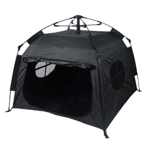 Zelt Zelt, Zusammenklappbare Katzen- Und Hundehütte for Den Haushalt Im Freien, Regen- Und Sonnensicher, Tragbares Auto-Campingzelt Campingzelt(White) von XJGQQ