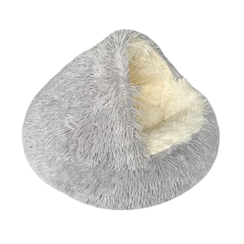 XJHKG Haustierbett, Plüsch Weich Hundebett Hundekissen Katzenbett für klein Katzen und Hunde(Gray-3,40cm) von XJHKG