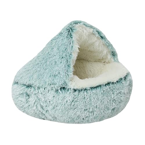 XJHKG Haustierbett, Plüsch Weich Hundebett Hundekissen Katzenbett für klein Katzen und Hunde(Turquoise-2,40cm) von XJHKG