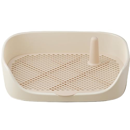 Hundeköpfchen, verschüttungssicheres großes Innenhundköpfchen, Trainingshund -Müll -Schachtel, tragbares Hundetöpfchen, Plastik -Toilette für Welpen und Katzen/15.75x11.81x4.33 von XJKLBYQ