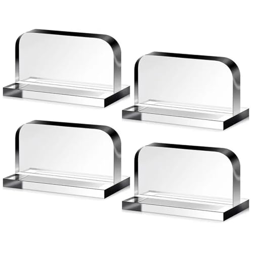 XJKLBYQ Aquarium Deckelgriff, 4PCS -Acryl -Fischtankabdeckungsgriffe, transparente Klebstoff -Tankglas -Top/1, 4x1.4x2.4 von XJKLBYQ