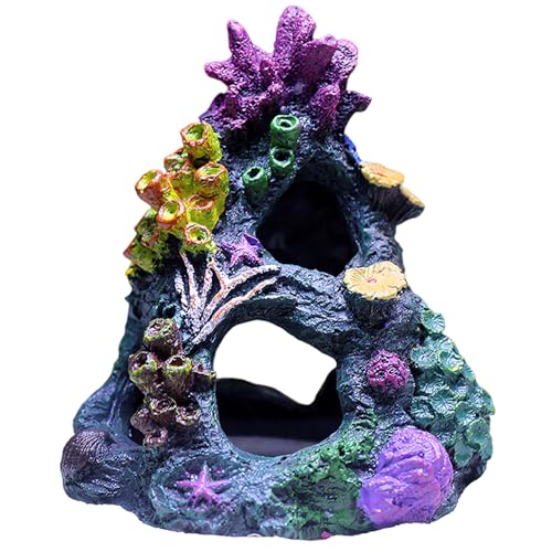 XJKLBYQ Aquariumdekorationen, Fischtankkorallendekorationen, Kleinse Korallenfiguren Stein, Harzgebirgornamente für Kleinse Aquarium -Haustiere Schlaf Ruhe und Spielen XJKLBYQ Aquariumdekorationen, Fischtankkorallendekorationen, Kleinse Korallenfiguren Stein, Harzgebirgornamente für Kleinse Aquarium -Haustiere Schlaf Ruhe und Spielen von XJKLBYQ
