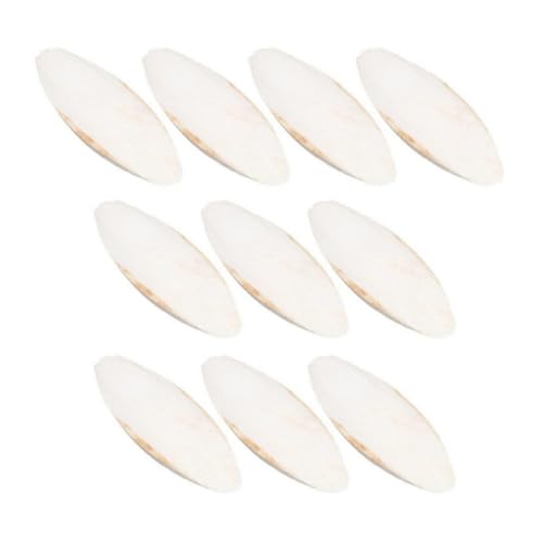 XJKLBYQ Bird Cuttlebone Chew Toy Parrot Tintenfischknochen natürliche Sicherheit Kaukuddelknochen 10pcs, natürlicher Kuschelknochen von XJKLBYQ