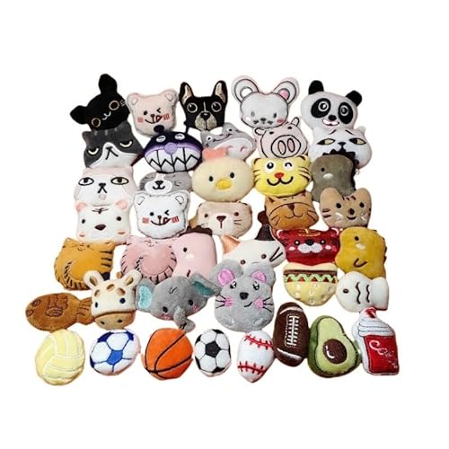 XJPXFQ Haustierspielzeug Katzenspielzeug mit Katzenminze Plüsch Katzenminze Spielzeug Katze Mini Katzenminze Kauspielzeug Zähneknirschen Fußball Volleyball Baskerball(10pc Random) von XJPXFQ