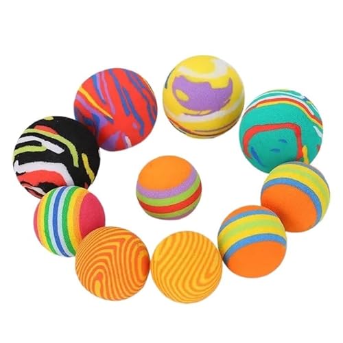 XJPXFQ Katzenspielzeug Teaser Ball Training Unterhaltung Smart Katzenspielzeug Interaktiver Multicolor Ball Haustier Spielball for Kätzchen Kätzchen von XJPXFQ