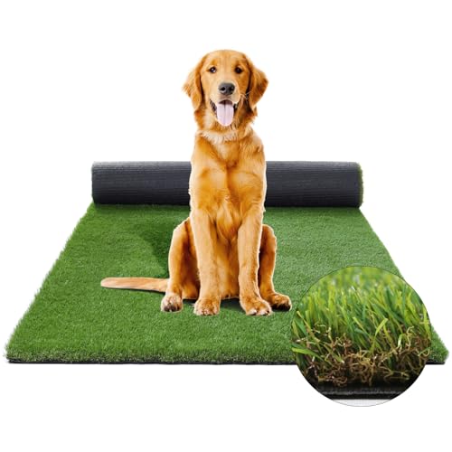 XLX TURF Pets Kunstrasen für Hunde, künstlicher Uringras-Pads für Welpen, Töpfchentraining, extra groß, 1,2 m x 1,8 m, wiederverwendbarer Rasenteppich für drinnen und draußen von XLX TURF