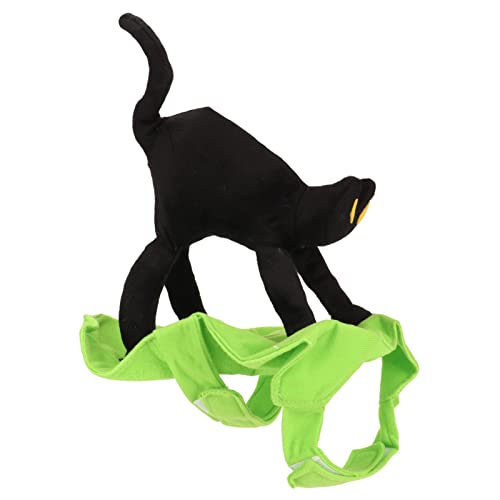 Haustierkleidung, Lustiges Halloween-Kostüm Für Hunde, Niedlicher, Hautfreundlicher, Atmungsaktiver Hundeanzug Mit Schwarzer Katze Für Frühling, Sommer, Herbst Und Weihnachten, Halloween-Feier von XPSSJMU