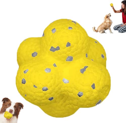 XRXRX Magischer Ball für Hunde, Indoor- und Outdoor-Hundebälle, interaktives Hundespielzeug, elastische Kaubälle für Training und Spielen, interaktive Katzenspielzeugbälle, Hundeball, von XRXRX