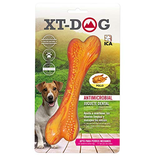 Xt-dog Anti-Mikro-Dentalbone Gummi Huhn M 130 g von XT-DOG