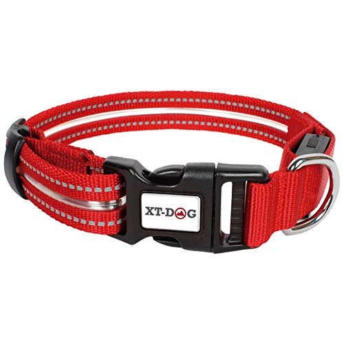 XT-Dog Halsband Led L Rot von XT-DOG