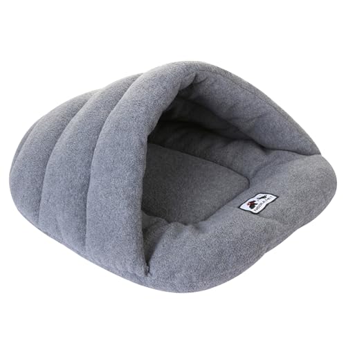 XUEYEGONGJI Katzenschlafsack, Haustier beruhigendes Bett, Winter thermisches Hundebett, L Puppy Hundehöhlenbett, Katzenhöhlenbett von XUEYEGONGJI