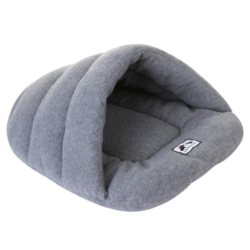 XUEYEGONGJI Katzenschlafsack, Haustier beruhigendes Bett, Winter thermisches Hundebett, m Welpenhundhöhlenbett, Katzenhöhle Bett von XUEYEGONGJI