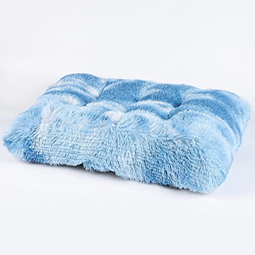 Hundebett Couch Bett Super Weiche Hundematte Kissen Katze Warm House Medium Kleines Schlafsofa Baumwolle Kissen Heimtierbedarf 2021-Blau,65x48x10cm,USA von XUFXEUT