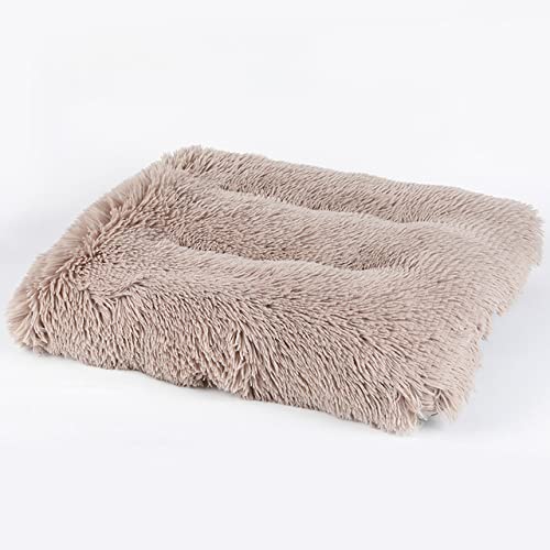 Hundebett Couch Bett Super Weiche Hundematte Kissen Katze Warm House Medium Kleines Schlafsofa Baumwolle Kissen Heimtierbedarf 2021-Khaki,53x30x10cm,Deutschland von XUFXEUT