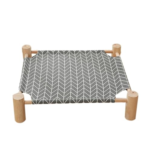 XUQEAYWD Erhöhte Haustierbett, 53x48cm Tragbares Katzenbett Und Hundebett Erhöht Sommer Waschbares Atmungsaktives Rutschfestes Holzbetts Für Katzen XUQEAYWD Erhöhte Haustierbett, 53x48cm Tragbares Katzenbett Und Hundebett Erhöht Sommer Waschbares Atmungsaktives Rutschfestes Holzbetts Für Katzen von XUQEAYWD