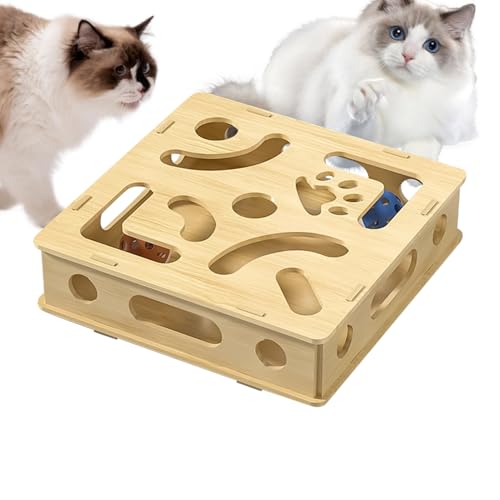 XUQEAYWD Katzen Beschäftigungs Puzzle - Förderndes Katzen-Labyrinthspielzeug - Spielzeug Für Energieabbau & Alleinspiel Zuhause Haustiere XUQEAYWD Katzen Beschäftigungs Puzzle - Förderndes Katzen-Labyrinthspielzeug - Spielzeug Für Energieabbau & Alleinspiel Zuhause Haustiere von XUQEAYWD