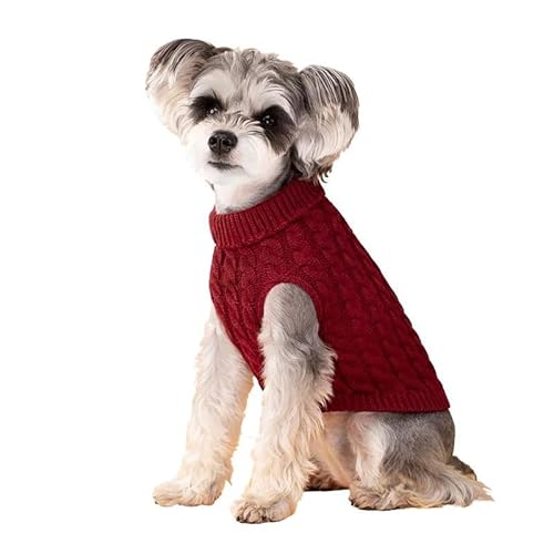 Strickpullover for Hunde und Katzen, entzückende Winterkleidung for Haustiere, Hundepullover, warmer Haustierpullover for kleine Hunde und mittelgroße Hunde, süßer, klassischer Katzenpullover, Hundekl von XUTCEKOUYR