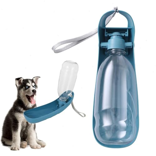 Tragbarer Wasserflaschenspender für Hunde, Wasserflasche für Haustiere gesundheitsorientiertem Design, Wasserflaschen für Hunde zum Spazierengehen, für Spaziergänge Freien, Wandern, von XUXN