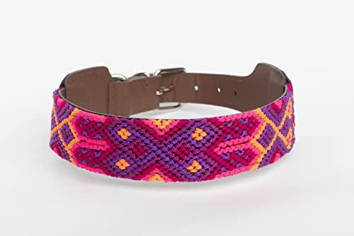 XUXO Hundehalsband, veganes Leder, handgefertigt, langlebig, Valladolid, S von XUXO ARTESANIA CANINA