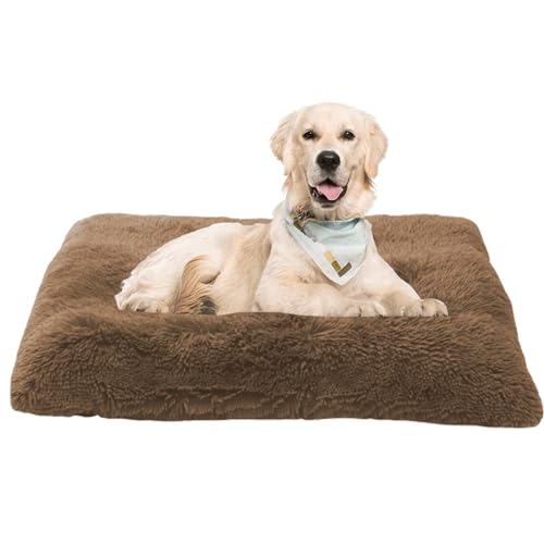 Anti-Rutsch Hundematratze Katzenbett Hundebett, Hundesofa Hundekissen, Hundekorb Hundematte, Waschbar Hundekiste Matratze, Zwinger-Auflage, Haustier-Bett-Matte, für Hunde, Katzen(140x110x12cm) von XXIUDEE