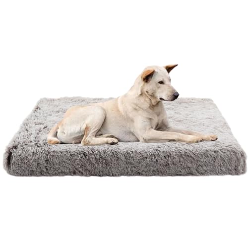 Haustierbett, Hundebett Katzenbett Hundekissen, Plüsch Hundesofa, Haustier Sofa Katzen Kissen katzenkorb, Waschbares Hundekäfigbett Zwinger-Auflage für Kleine, Mittelgroße & Große Hunde(50x40x5cm) von XXIUDEE