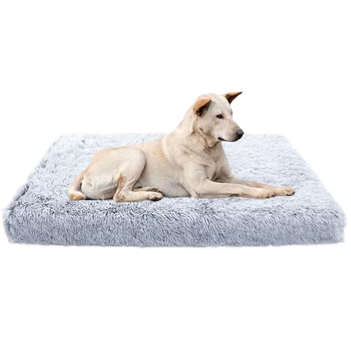 Haustierbett, Hundebett Katzenbett Hundekissen, Plüsch Hundesofa, Haustier Sofa Katzen Kissen katzenkorb, Waschbares Hundekäfigbett Zwinger-Auflage für Kleine, Mittelgroße & Große Hunde(120x80x10cm) von XXIUDEE