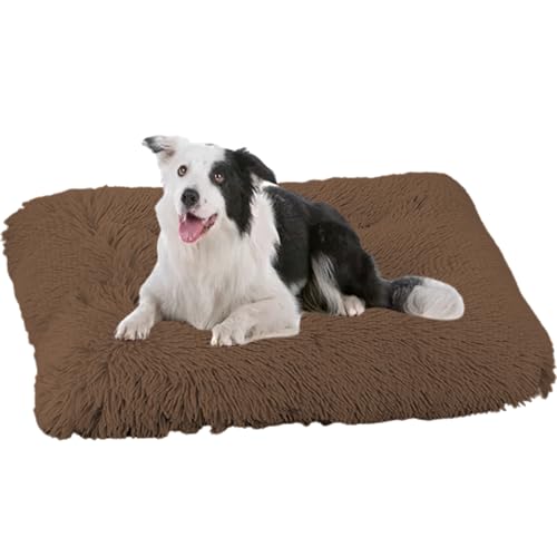 XXIUDEE Anti-Rutsch Hundebetten Hundematratze, Hundekissen Katzenbett Haustierbett Welpenbett, Maschinenwaschbar Hundesofa Hundedecke, Hundekörbchen Hundekäfigbett, Zwinger-Auflage((75x50x7cm)) von XXIUDEE