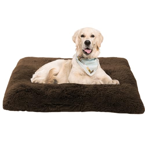 XXIUDEE Anti-Rutsch Hundematratze Katzenbett Hundebett, Hundesofa Hundekissen, Hundekorb Hundematte, Waschbar Hundekiste Matratze, Zwinger-Auflage, Haustier-Bett-Matte, für Hunde, Katzen(120x90x10cm) von XXIUDEE