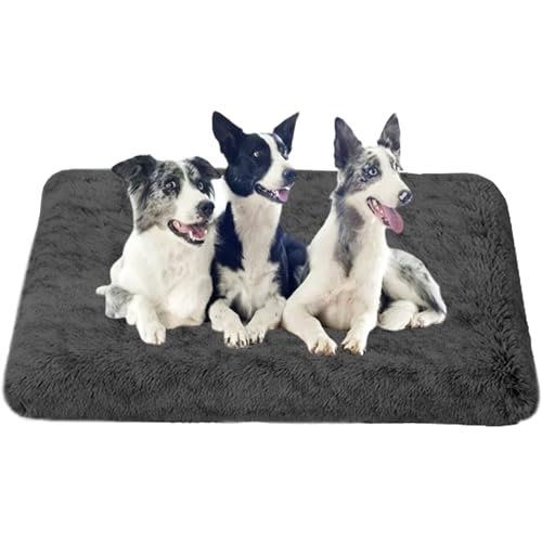 XXIUDEE Hundekissen Hundesofa Hundekorb, Katzenbett, Waschbar Hundekiste Matratze, Katzenbett Kissen, Zwinger-Auflage mit Anti-Rutsch-Boden für Katzen Große, Mittelgroße & Kleine Hunde(120x80x10cm) von XXIUDEE