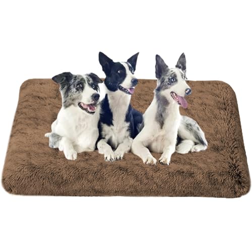 XXIUDEE Hundekissen Hundesofa Hundekorb, Katzenbett, Waschbar Hundekiste Matratze, Katzenbett Kissen, Zwinger-Auflage mit Anti-Rutsch-Boden für Katzen Große, Mittelgroße & Kleine Hunde(75x50x7cm) von XXIUDEE