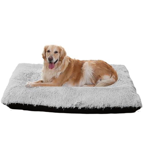 XXIUDEE Maschinenwaschbar Hundematte, Anti Angst Hundebetten Katzenbett Haustier Sofa, Hundesofa Hundekorb Katzenkörbchen, Hundekäfigbett, Haustierbett, für Mittelgroße & Große Hunde(70x50x8cm) von XXIUDEE