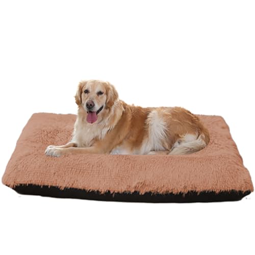 XXIUDEE Maschinenwaschbar Hundematte, Anti Angst Hundebetten Katzenbett Haustier Sofa, Hundesofa Hundekorb Katzenkörbchen, Hundekäfigbett, Haustierbett, für Mittelgroße & Große Hunde(120x90x10cm) von XXIUDEE