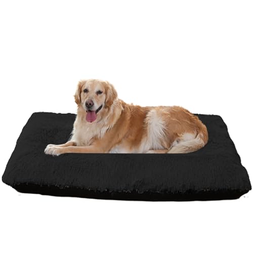 XXIUDEE Maschinenwaschbar Hundematte, Anti Angst Hundebetten Katzenbett Haustier Sofa, Hundesofa Hundekorb Katzenkörbchen, Hundekäfigbett, Haustierbett, für Mittelgroße & Große Hunde(140x110x12cm) von XXIUDEE