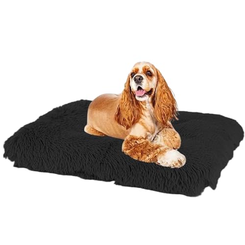 XXIUDEE Rutschfestes Hundematte, Haustier Sofa Hundebett, Hundekorb Katzenbett Hundesofa, Haustierbett Hundekissen, Zwinger-Auflage Hundekäfigbett, für Große, Mittelgroße & Kleine Hunde(122x85x12cm) von XXIUDEE