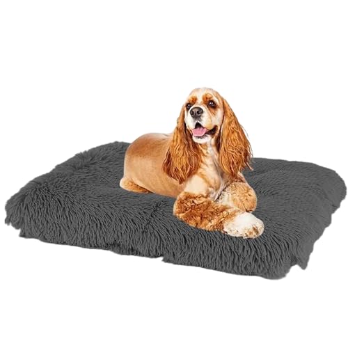 XXIUDEE Rutschfestes Hundematte, Haustier Sofa Hundebett, Hundekorb Katzenbett Hundesofa, Haustierbett Hundekissen, Zwinger-Auflage Hundekäfigbett, für Große, Mittelgroße & Kleine Hunde(65x48x8cm) von XXIUDEE