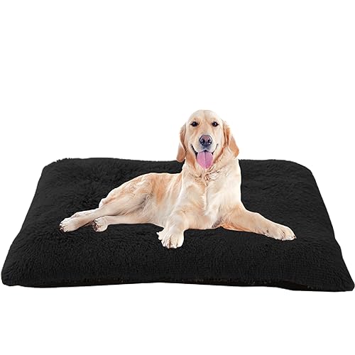 XXIUDEE Waschbares Hundekäfigbett, Hundebett Hundematte, Haustier-Bett-Matte, Hundekorb Hundekissen, Zwinger-Auflage,Haustier Sofa Katzenbett, für Katzen, Mittlere und Große Hunde(120x90x10cm) von XXIUDEE