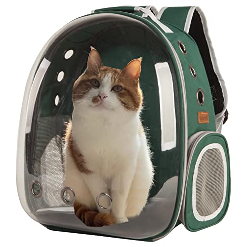 XZKING KatzenRucksack Tragetasche Bubble Bag Transparent Space Capsule Pet Carrier Hund Wandern Rucksack Kleine Hunde Rucksack Träger für Katzen Welpen Fluggesellschaft Zugelassen Reise Carrier von XZKING