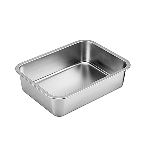 XZQYDS Easy Litterbox Designed by for Cat Owners Stainless Steel for Indoor for Cat u von XZQYDS