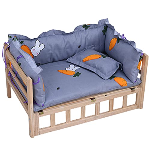 XZZHSM Katzenbett, Haustierbett für den Innenbereich, Katzenbetten, Hundehütte, feuchtigkeitsbeständiges, rutschfestes Lounge-Sofa, weiche, Bequeme Hundehütte, für kleine, mittelgroße und große Kat von XZZHSM