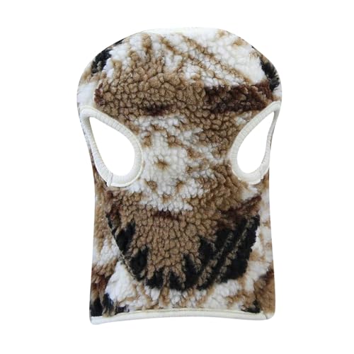 Fair Isle Hundepullover, Fleece-Weste, Herbst-Winter, warme Sweatshirt-Jacke für kleine Hunde, Katzen, Mädchen, Jungen, Haustierbekleidung, Welpen-Yorkie-Chihuahua-Kleidung Hundejacke Für (Brown, XL) von XZincer