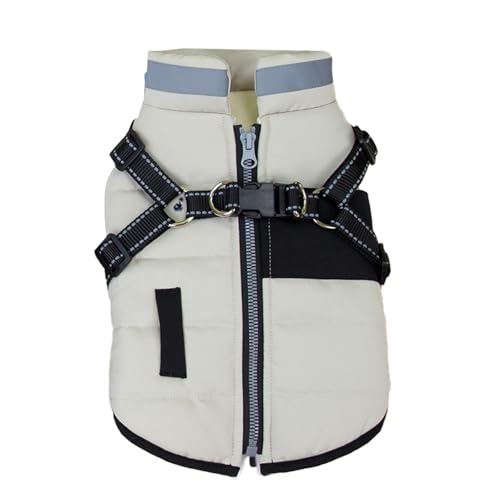 Haustier Wintermantel Für Hunde 2-Legs Hundewinddicht Gepolstert Mit Kabelbaumhaken Warm Verdickte Liner Kleines Outfit Freien Warme Kleidung Haustier Wintermantel Für Hunde 2-Legs Hundewinddicht Gepolstert Mit Kabelbaumhaken Warm Verdickte Liner Kleines Outfit Freien Warme Kleidung von Xanorrg