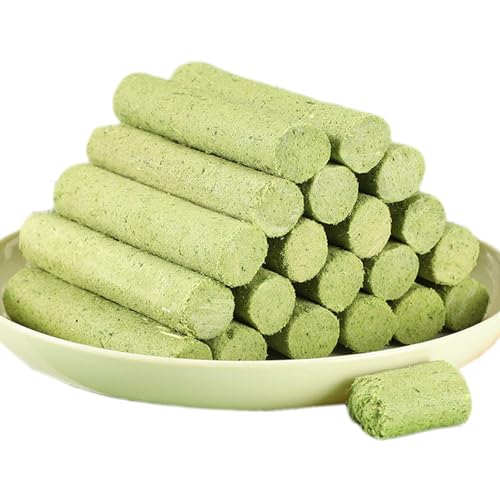 Cat Grass Teething Stick, Katzengras Stäbchen Für Wohnungskatzen, Gefriergetrockneter Katzengras Zahn Knirsch Stab Zur Steigerung des Appetits,Entfernung Von Haarballen,Zahnpflege-Kauspielzeug von Xasbseulk