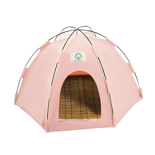 Hunde Camping Zelt, Katzenbett für Indoor Katzen, Faltbares Hund Katzenzelt Bett, Atmungsaktives Haustierzelt Nest, Outdoor Hundezelt für Indoor und Outdoor Spielen, Sommer Katzenhaus von Xasbseulk