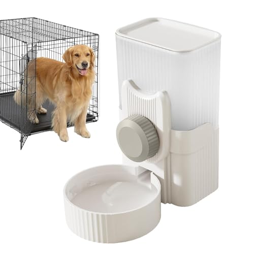 Wasserspender, Hundekäfig-Wasserspender – Automatisches Nachfüllen, Haustier-Trinknapf für Hunde, Katzen, Chinchillas, Igel, Frettchen von Xasbseulk